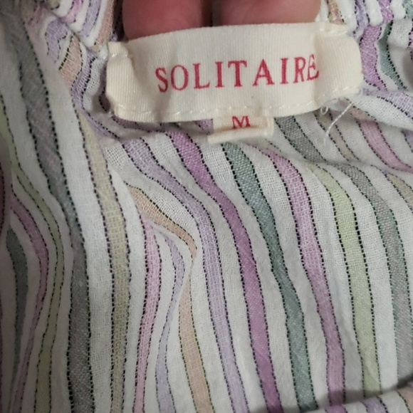 Anthropologie Solita6off the shoulder stripe top - Picture 4 of 8